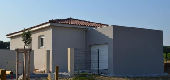 Construction d’une maison ossature bois de plain pied sur la commune de Bédarrides
