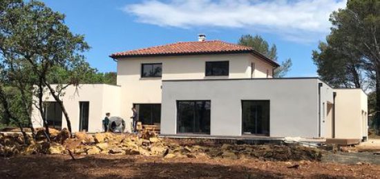 Construction d’une maison ossature bois étage NATIGREEN sur la commune de Rognes