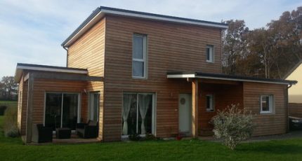 Construction maison ossature bois sur Marzy