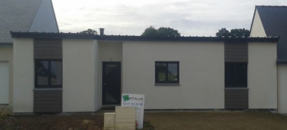 Construction d’une maison ossature bois au nord de Vannes 