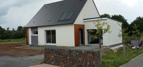 Construction d’une maison ossature bois modèle Natigao à Etival-les-Le-Mans