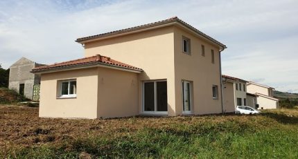 Construction sur Chazay d’Azergues d’une maison à étage en Ossature bois