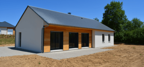 Construction d’une maison individuelle en ossature bois à Goutrens