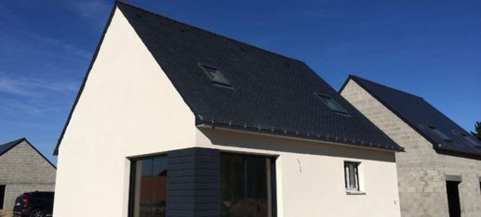 Construction d’une maison ossature bois sur Landévant 