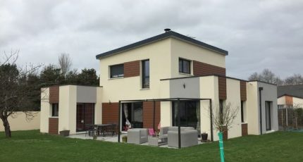 Construction d’une maison contemporaine à étage en plein coeur de Saint Sylvain d’Anjou