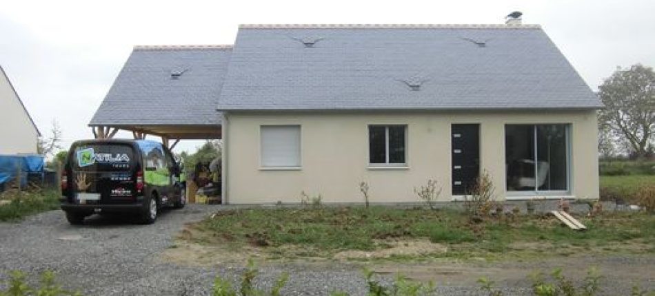 Construction d’une maison NATIBAN sur la commune de Channay sur Lathan 