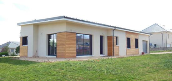 Construction d’une maison contemporaine à toit plat à Ste Radegonde