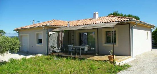 Construction d’une maison de plain-pied à Sablet