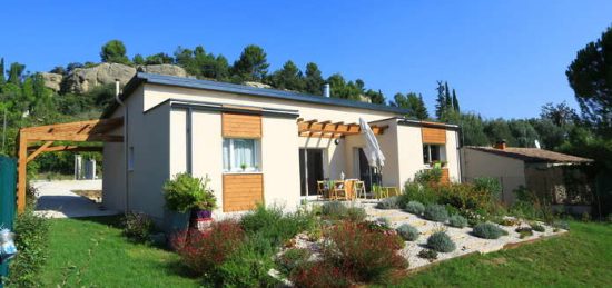 Construction d’une maison écologique à Pujaut