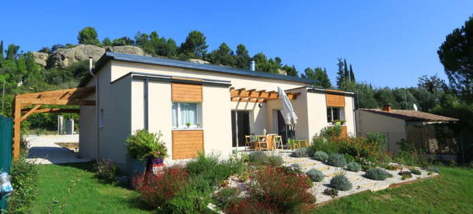 Construction d’une maison écologique à Pujaut 