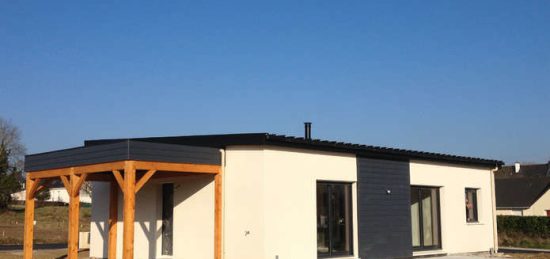 Construction d’une maison moderne à Baud