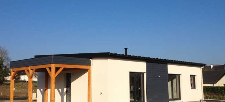 Construction d’une maison moderne à Baud 