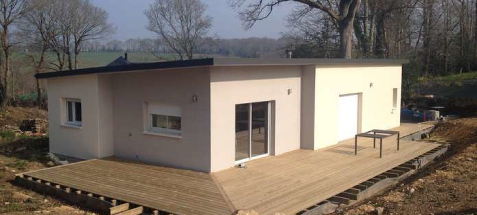 Construction maison bois 3 chambres à St Evarzec 