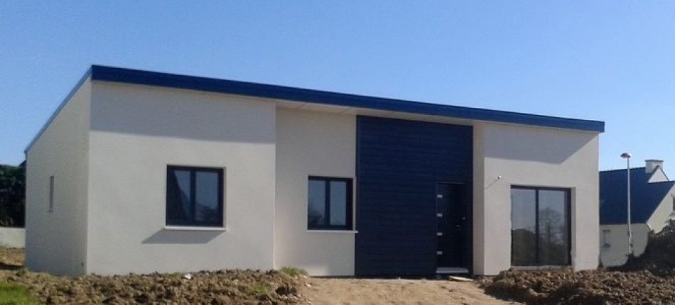 Construction d’une maison ossature bois sur Plumelin 
