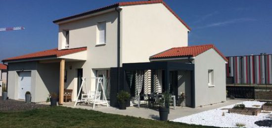 Construction d’une superbe villa à étage contemporaine en ossature bois sur la commune de PONT DU CHATEAU