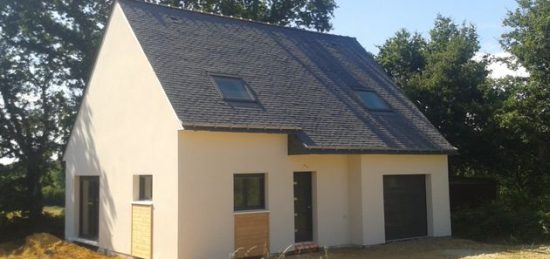 Construction d’une maison ossature bois sur Riantec