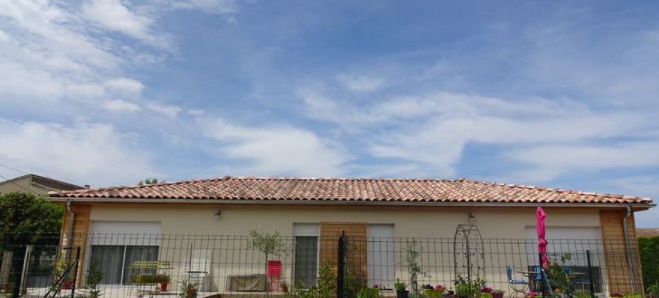 Construction d’une maison ossature bois sur la commune de Monteux 