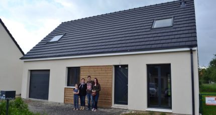 Construction d’une maison ossature bois à Aubigny
