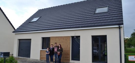 Construction d’une maison ossature bois à Aubigny