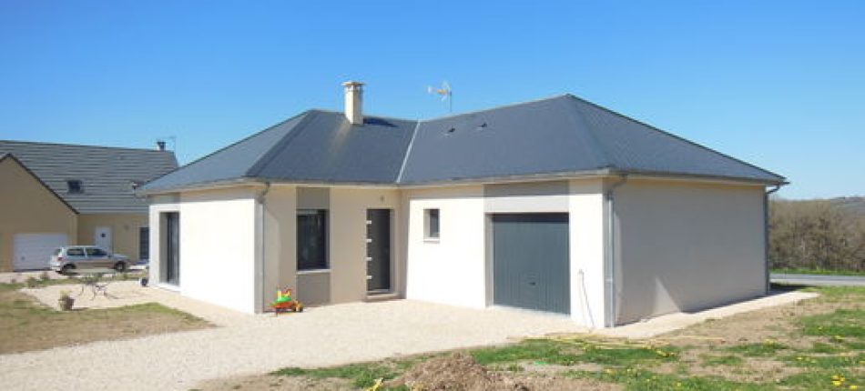Construction d’une maison en ossature bois à Le Vibal 