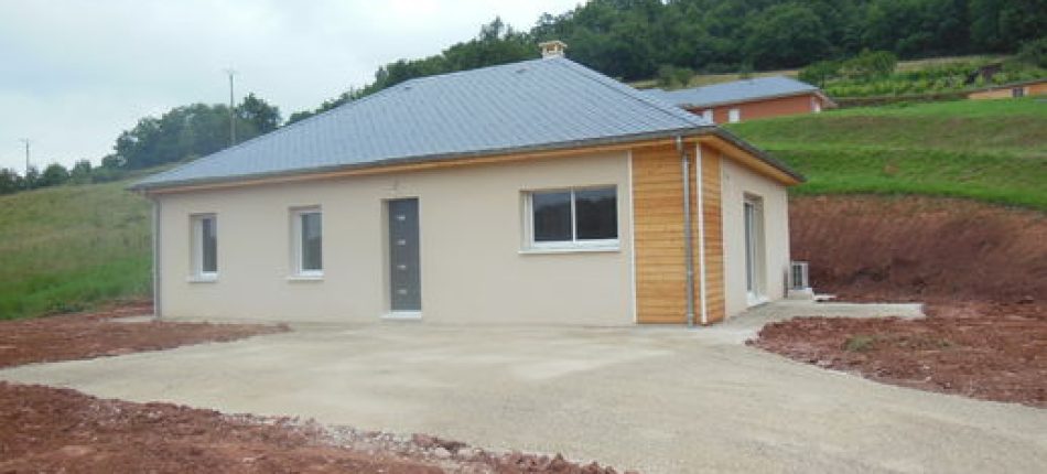 Construction d’un maison de plain-pied à St Cyprien sur Dourdou 