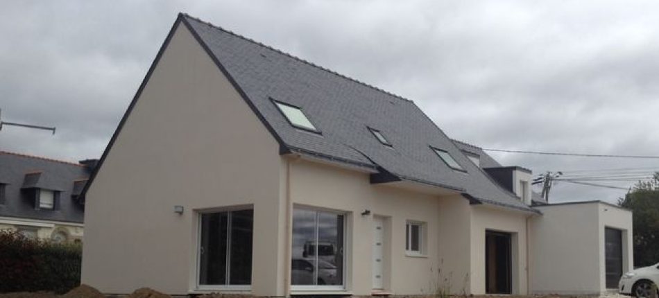 Construction d’une maison ossature bois à Noyalo 