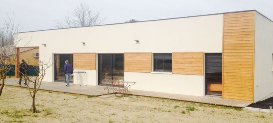 Construction d’une maison contemporaine sur Loriol du Comtat 