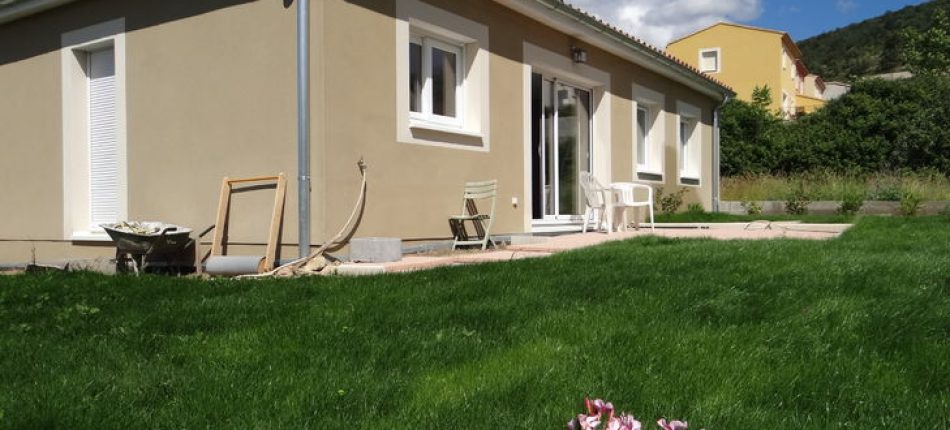 Construction d’une maison ossature bois sur la commune de Malaucène 