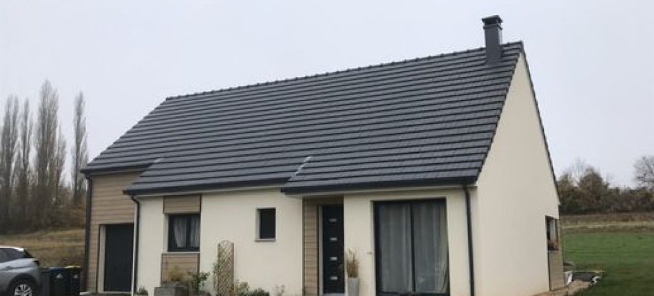 Construction d’une maison ossature bois à Belle Eglise 