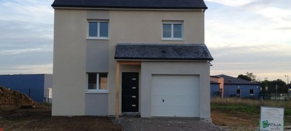 Construction d’une maison ossature bois à étage à Trélazé 