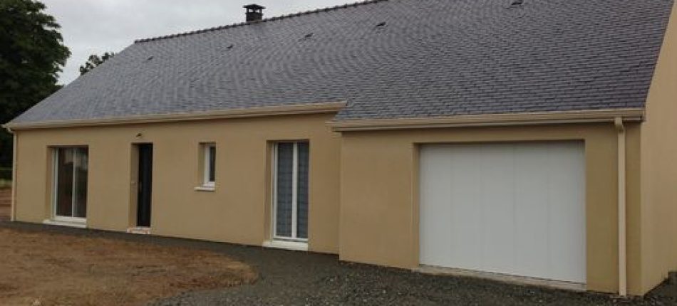 Construction d’une maison à ossature bois de plain pied à Mazé 