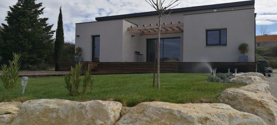 Construction d’une maison contemporaine Natimoe à Saze 