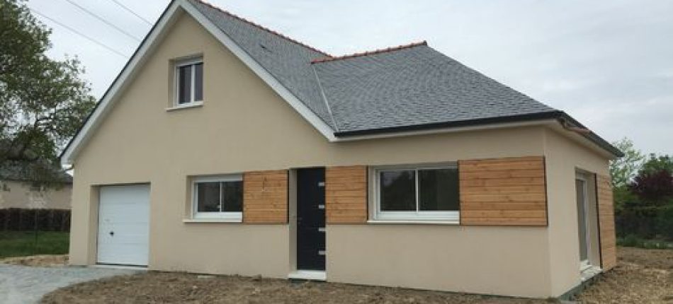 Construction d’une maison ossature bois à combles aménageables à La Possonnière 