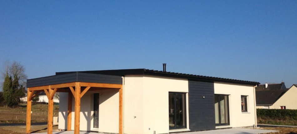 Construction d’une maison à ossature bois dans le Pays De Baud 