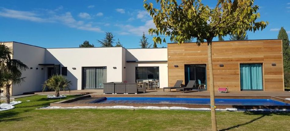 Construction d’une maison contemporaine de plain pied modèle Natigao sur la commune d’Aubignan 