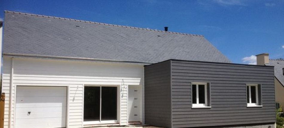 Construction d’une maison ossature bois sur LE BONO 
