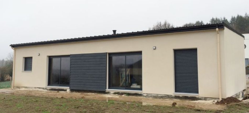 Construction d’une maison ossature bois à Baud 