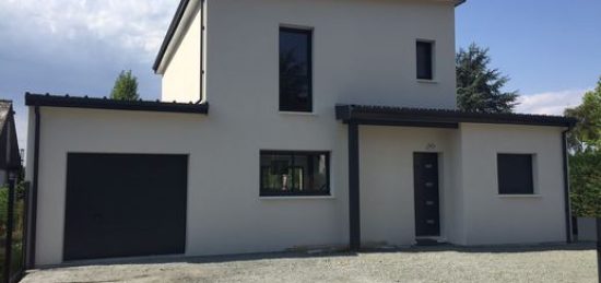Construction d’une maison ossature bois contemporaine avec toiture monopan à Brain sur l’Authion