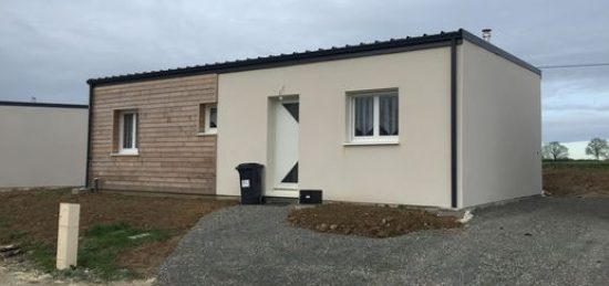 Construction d’une NATIBAN maison de plain pied à BOISTRUDAN en bac acier