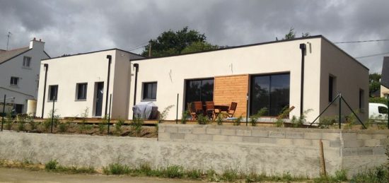 Construction d’une maison ossature bois sur ARRADON