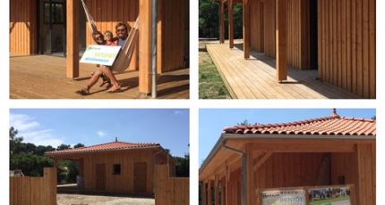 Construction maison de vacances en bois médoc océan à Montalivet Les Bains