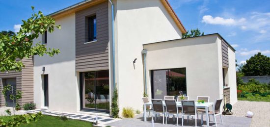 Construction de maison ossature bois à étage dans en Rhône-Alpes