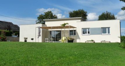 Construction maison contemporaine ossature bois à Moyrazes