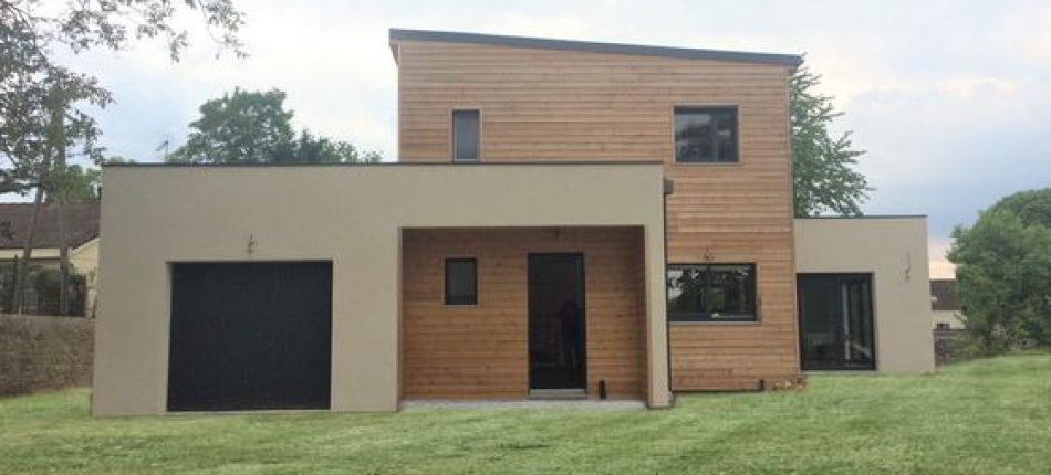 Construction d’une maison à étage avec toiture terrasse 