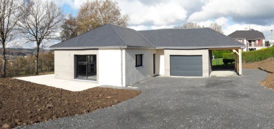 A Villefranche de Panat, construction d’une maison plain-pied