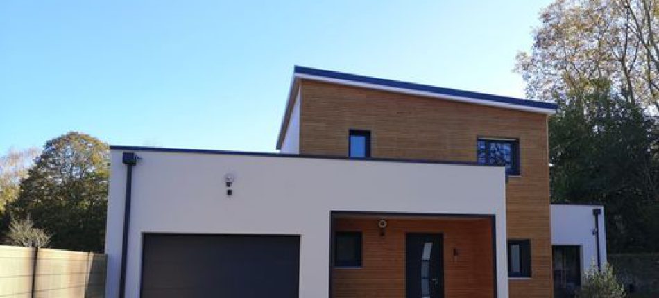 Construction d’une maison contemporaine à étage avec 4 chambres sur Segré 