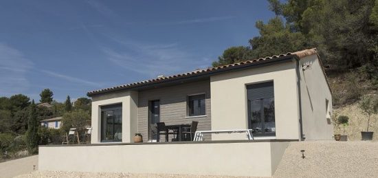 Construction et livraison d’une maison ossature bois à La Bastidonne