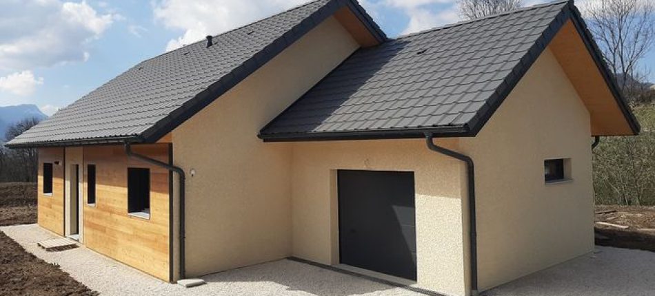 Construction d’une maison en ossature bois à Bellecombe-en-Bauges 