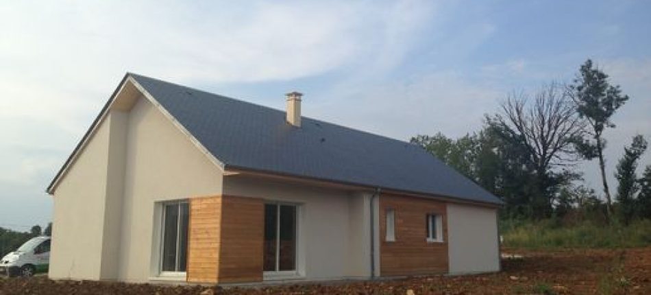 Construction d’une maison en ossature bois à Roussennac 