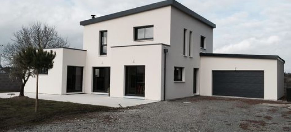 Réalisation d’une maison contemporaine à étage dans le centre de Le Plessis Grammoire 
